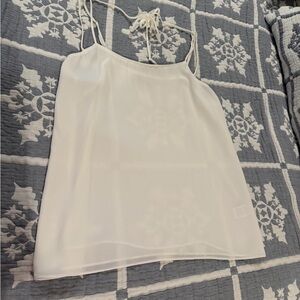 Naked Zebra white Camisole Top